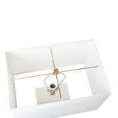 Rexington Home Alexandria White Alabaster Table Lamp