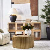 Rexington Home Brass Astra Coffee Table