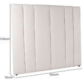 Rexington Home Amachi Boucle Bedhead