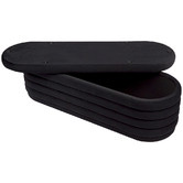 Rexington Home Liam Velvet Storage Ottoman Bench