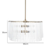 Rexington Home Ziya Round Crystal Pendant