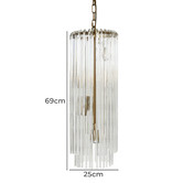 Rexington Home Ziya Long Crystal Pendant