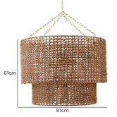 Rexington Home Pelion Iron 3 Light Pendant