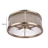 Rexington Home Athos Iron Flush Mount Ceiling Light