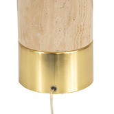 Rexington Home 64.5cm Sigourney Travertine Table Lamp