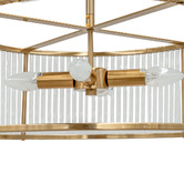 Rexington Home Chandler Iron Semi Flush Mount Ceiling Light