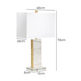 Rexington Home Midas Marble Table Lamp