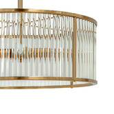 Rexington Home Chandler Iron Semi Flush Mount Ceiling Light