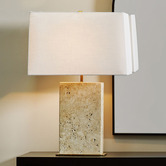 Rexington Home Atlas Travertine Table Lamp