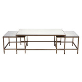 Rexington Home 3 Piece Dominick Nesting Coffee Table Set