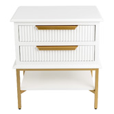 Rexington Home Wyatt 2 Drawer Bedside Table