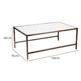 Rexington Home 3 Piece Dominick Nesting Coffee Table Set