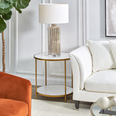 Rexington Home 76cm Allure Glass &amp; Crystal Table Lamp