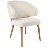 Rexington Home Travis Natural Linen-Blend Dining Chair