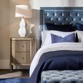 Rexington Home Amielle 2 Drawer Bedside Table