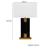 Rexington Home 65.5cm Lyndon Marble Table Lamp