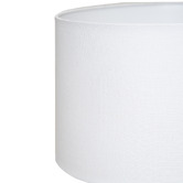 Rexington Home Ariella White Linen Lamp Shade