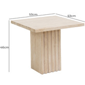 Rexington Home Naya Travertine Coffee Table