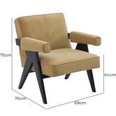 Rexington Home Micah Velvet Armchair