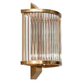 Rexington Home Grenelle Fluted Glass Flush Mount Wall Light