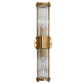 Rexington Home Barres Fluted Glass 2 Light Wall Sconce