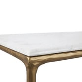 Rexington Home Lee Rectangular Marble Coffee Table