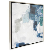 Rexington Home Blue Ms. Verne Framed Canvas Wall Art