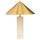 Rexington Home Ohio Brass &amp; Alabaster Table Lamp