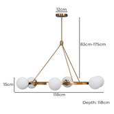 Rexington Home Malin 6 Light Pendant