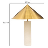 Rexington Home Ohio Brass &amp; Alabaster Table Lamp