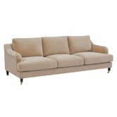Rexington Home Kena 3 Seater Velvet Sofa