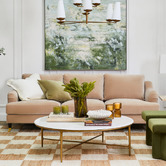 Rexington Home Kena 3 Seater Velvet Sofa