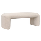 Rexington Home Mikhail Boucle Ottoman Bench