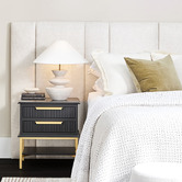 Rexington Home Beata Linen-Blend King Bedhead