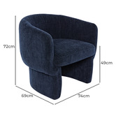 Rexington Home Lagra Chenille Armchair