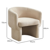 Rexington Home Lagra Chenille Armchair