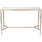 Rexington Home Jada Iron &amp; Stone Console Table