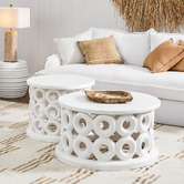 Rexington Home Mina Concrete Coffee Table