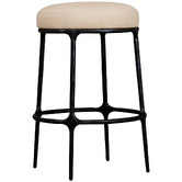 Rexington Home 65cm Cassian Linen Bar Stool