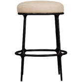 Rexington Home 65cm Cassian Linen Bar Stool