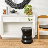Rexington Home Harlin Concrete Accent Stool