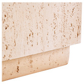 Rexington Home Satine Travertine-Look Side Table