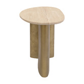 Rexington Home Fenn Travertine Side Table