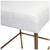 Rexington Home 64cm Lux Linen-Blend Bar Stool