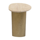 Rexington Home Fenn Travertine Side Table