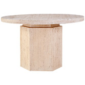 Rexington Home Sagan Travertine-Look Coffee Table