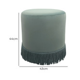 Rexington Home Auryn Velvet Ottoman