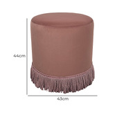 Rexington Home Auryn Velvet Ottoman
