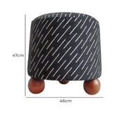 Rexington Home Astra Jacquard Ottoman