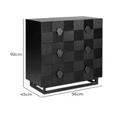 Rexington Home Archon 3 Drawer Chest